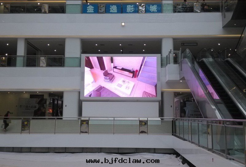 渝北(běi)華辰财富中(zhōng)心(xīn)室(shì)內(nèi)P6全(quán)彩顯示屏