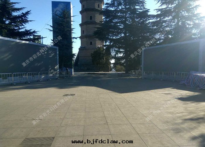 韓城(chéng)户外(wài)P6全(quán)彩LED顯示屏案(àn)例